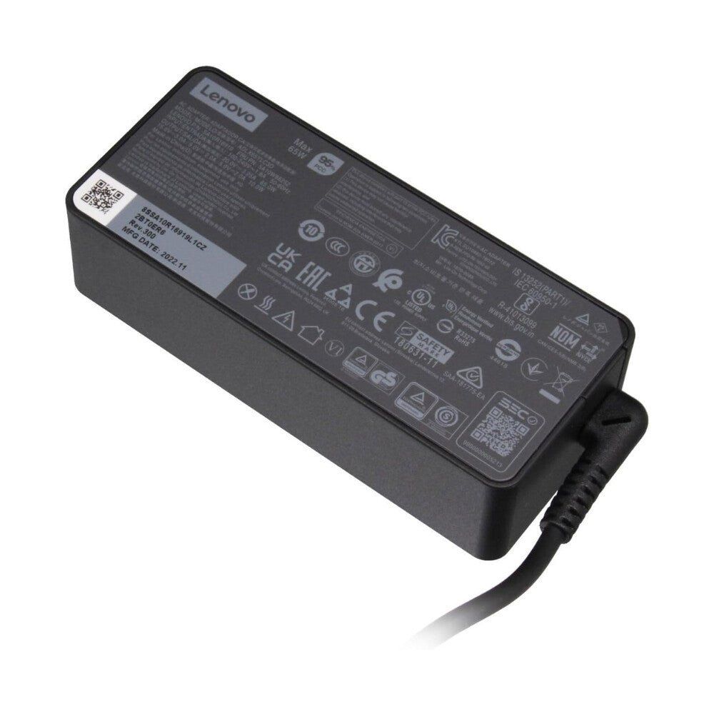 Lenovo 02DL126 65W USB-C AC Adapter with UK Plug - Image 1