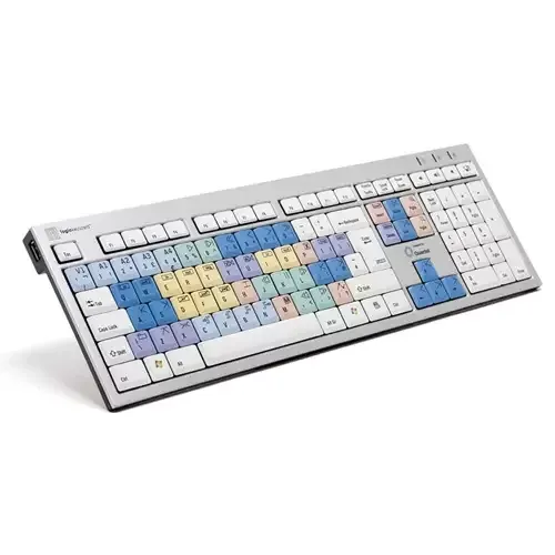 Logickeyboard Quantel keyboard Office USB QWERTY US English Multicolour - Image 1