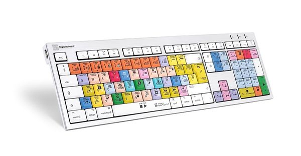 Logickeyboard LKB-LOGXP2-CWMU-UK keyboard Office USB QWERTY UK English Multicolour - Thumbnail 2