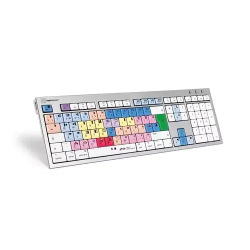 Logickeyboard LKB-MCOM4-CWMU-UK keyboard Office USB QWERTY UK English Multicolour - Image 1