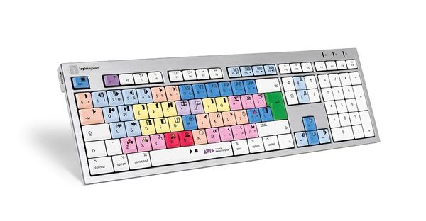 Logickeyboard LKB-MCOM4-CWMU-UK keyboard Office USB QWERTY UK English Multicolour - Thumbnail 2