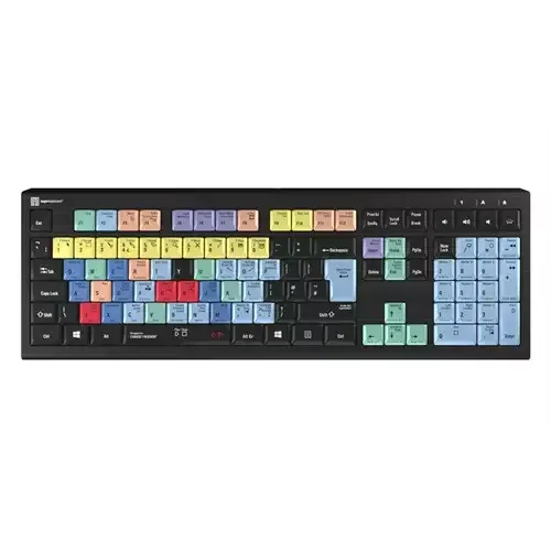 Logickeyboard LKB-CBASE-A2PC-UK keyboard Universal USB QWERTY UK English Black - Image 1