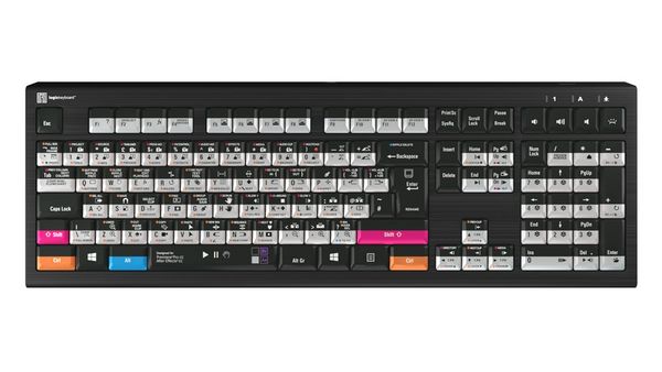 Logickeyboard LKB-AEPP-A2PC-UK keyboard Universal USB QWERTY UK English Black - Thumbnail 2