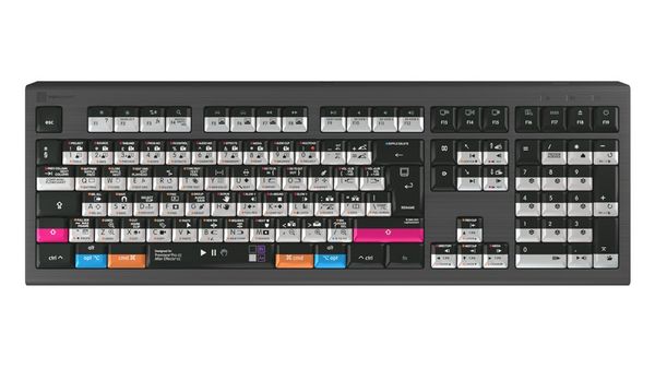 Logickeyboard LKB-AEPP-A2M-UK keyboard Universal USB QWERTY UK English Black - Thumbnail 2