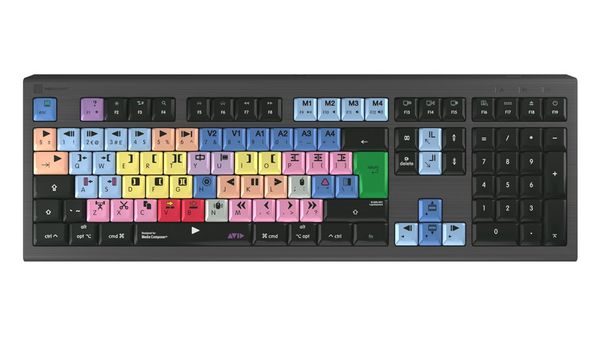 Logickeyboard LKB-MCOM4-A2M-UK keyboard Gaming USB QWERTY English Black - Thumbnail 2