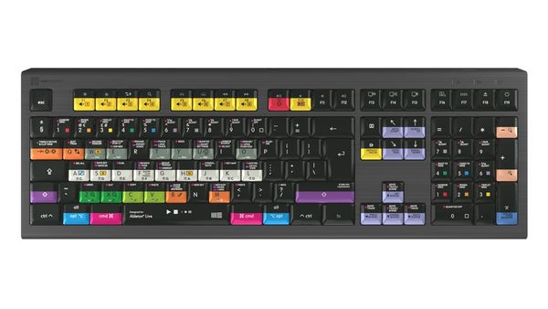 Logickeyboard Ableton Live Astra 2 keyboard Universal USB QWERTY English Black - Thumbnail 2
