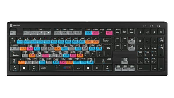 Logickeyboard LKB-AGDA-A2PC-UK keyboard Universal USB QWERTY UK English Black