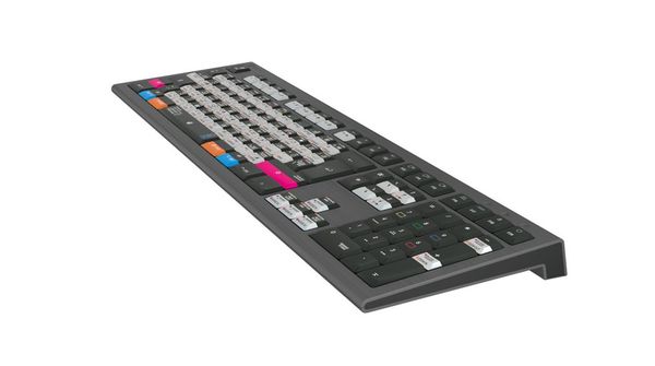 Logickeyboard LKB-PSLR-A2M-UK keyboard Gaming USB QWERTY English Black - Thumbnail 2