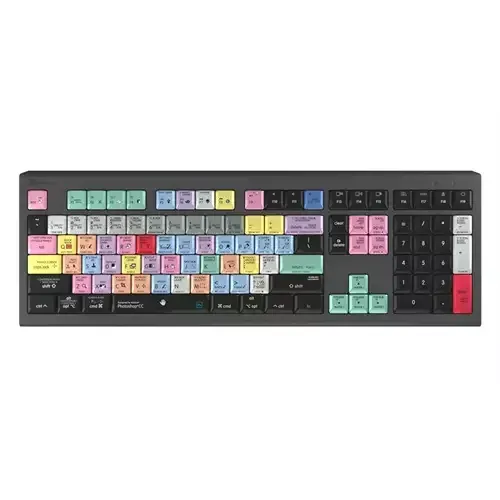 Logickeyboard LKB-PHOTOCC-A2M-UK keyboard Gaming USB QWERTY English Black - Image 1