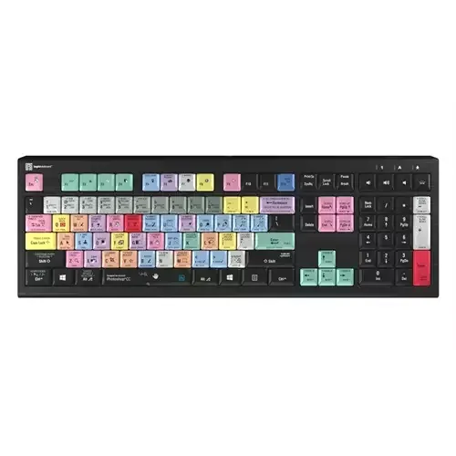 Logickeyboard LKB-PHOTOCC-A2PC-UK keyboard Gaming USB QWERTY English Black - Image 1
