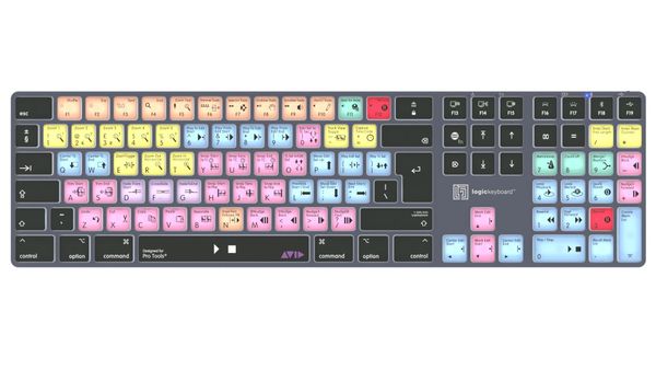 Logickeyboard LKB-PT-TM-UK keyboard Office Bluetooth QWERTY English Grey Titanium