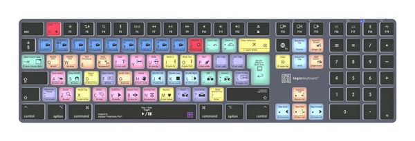 Logickeyboard LKB-PPROCC-TM-UK keyboard Office Bluetooth QWERTY English Grey Titanium