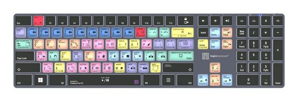 Logickeyboard KB-PPROCC-TPC keyboard Home/Office USB + Bluetooth QWERTY UK English Black - Thumbnail 2