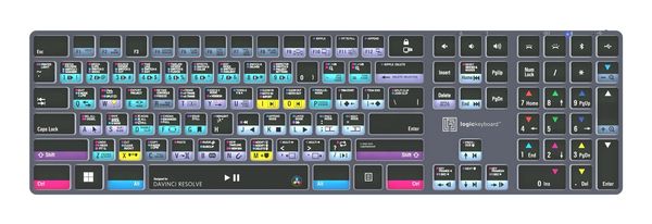 Logickeyboard LKB-RESB-TPC keyboard Home/Office USB + Bluetooth QWERTY UK English Black - Thumbnail 2