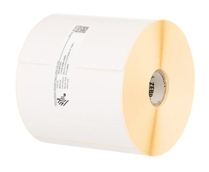 Zebra 800284-605 Etikettes 102mm x 152mm 12 x 475 Etik. Pack=12 for Ze - Image 1