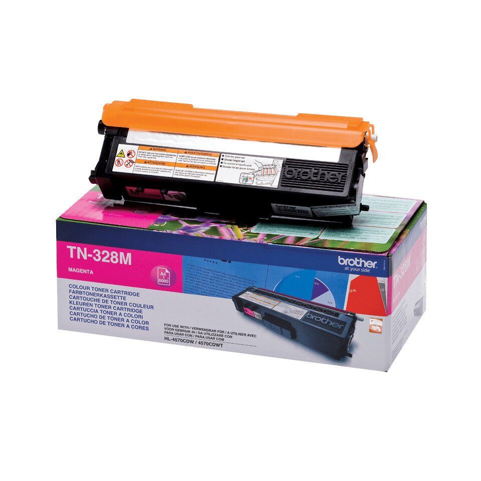 Brother TN-328M toner cartridge 1 pc(s) Original Magenta - Image 1