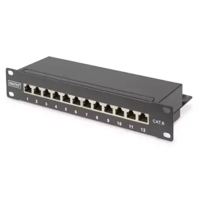 Digitus CAT 6, Class E Patch Panel, shielded, black - Thumbnail 2
