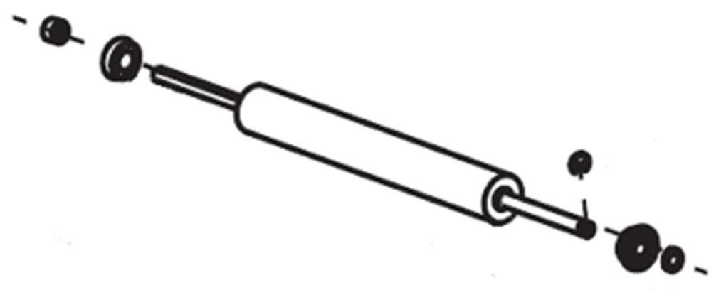 Zebra G46278M printer roller - Image 1