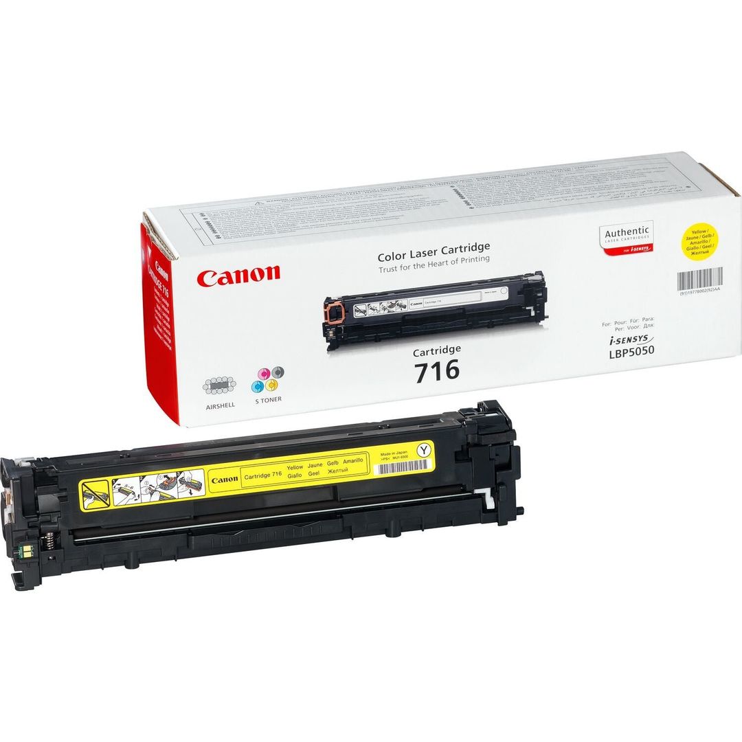 Canon 716 Y toner cartridge 1 pc(s) Original Yellow - Image 1