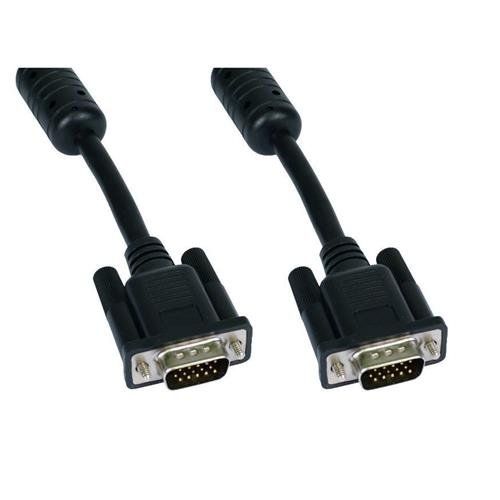 Cables Direct 5m SVGA VGA cable VGA (D-Sub) Black, Chrome - Image 1