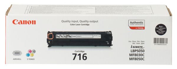 Canon Cartridge 716 Black toner cartridge 1 pc(s) Original