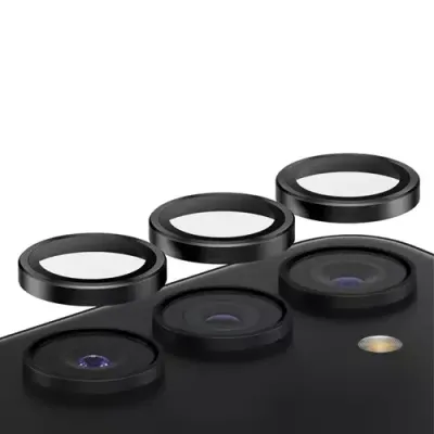 PanzerGlass Hoops Black Camera Lens Protector Samsung Galaxy S24 | S23 | S23+