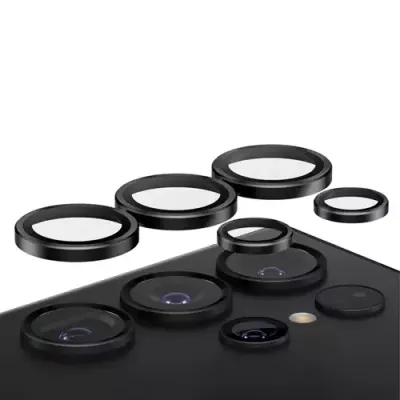 PanzerGlass ® Hoops® Camera Lens Protector Black Samsung Galaxy S24 Ultra - Thumbnail 2