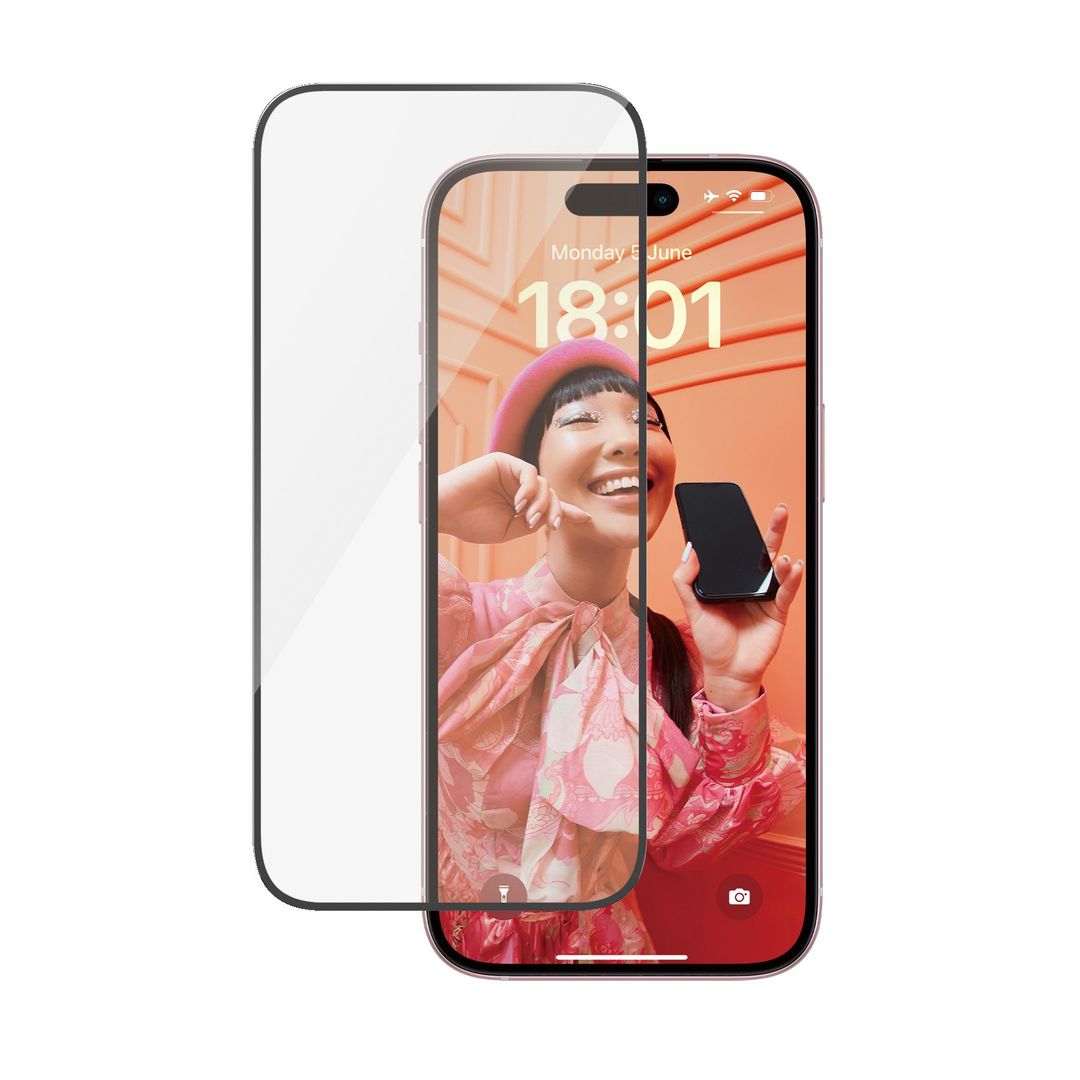 PanzerGlass ® Screen Protector iPhone 15 | Ultra-Wide Fit w. EasyAligner - Image 1