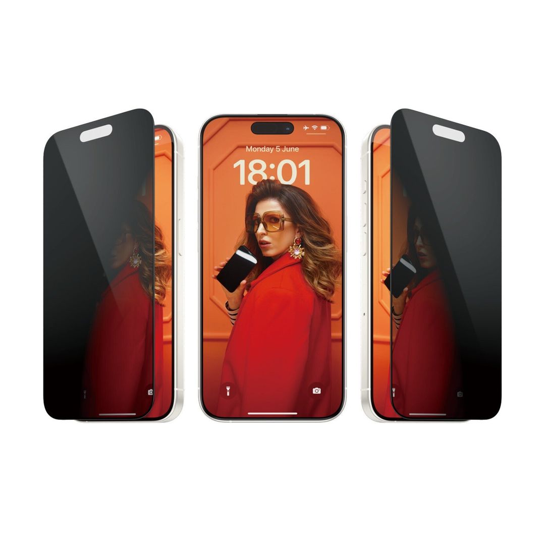 PanzerGlass ® Privacy Screen Protector iPhone 15 Pro | Ultra-Wide Fit - Image 1