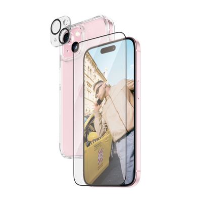 PanzerGlass ® 3-in-1 Bundle iPhone 15