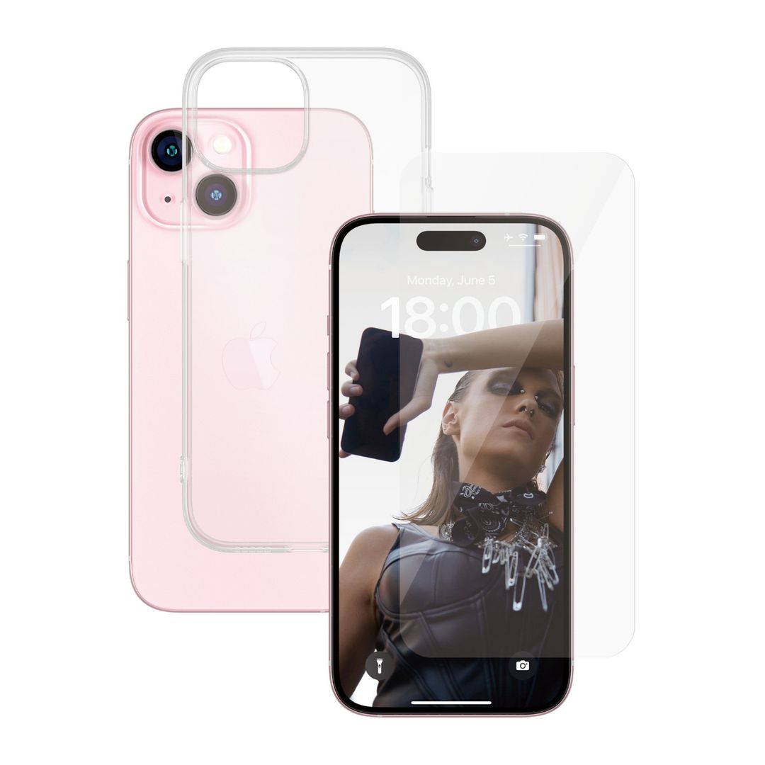 PanzerGlass SAFE. by ® 2-in-1 Bundle iPhone 15 | BULK - Image 1