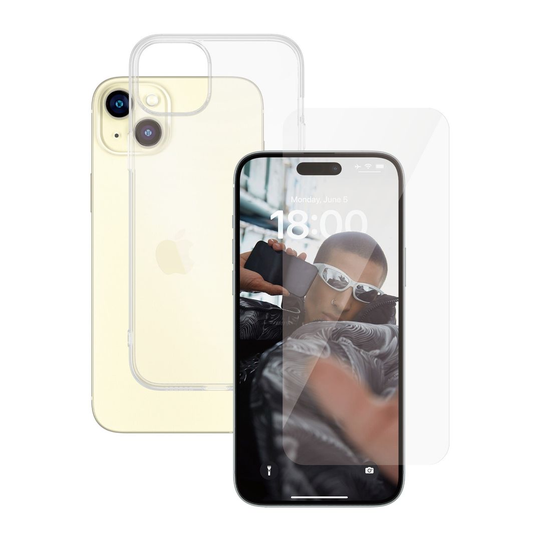 PanzerGlass SAFE. by 2-in-1 Bundle iPhone iPhone 15 Plus | BULK - Image 1
