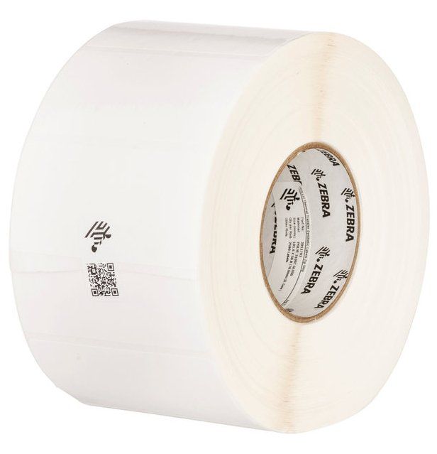 Zebra PolyO 3100T White Self-adhesive printer label - Image 1