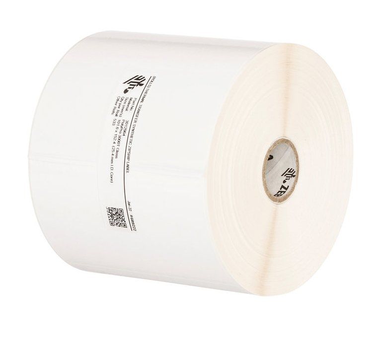 Zebra PolyE 3100T White Self-adhesive printer label - Image 1