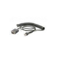 Zebra CBA-R71-C09ZAR serial cable Black 2.8 m RS232 DB9 - Image 1