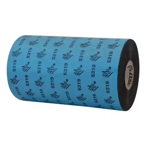 Zebra 5319 performance Wax thermal ribbon 450 m Black - Image 1