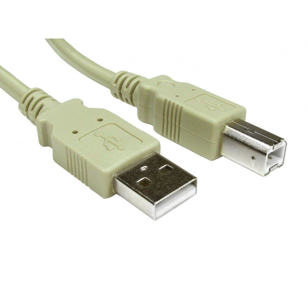 Cables Direct USB2-102 USB cable 2 m USB A USB B Grey - Image 1