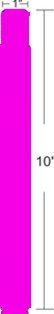 Zebra 10012712-5 printer label Pink Self-adhesive printer label - Image 1