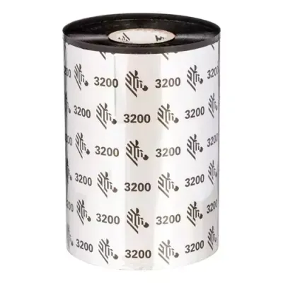 Zebra 3200 Wax-Resin thermal ribbon 450 m Black - Thumbnail 3