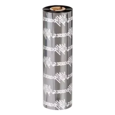Zebra 2300 Wax thermal ribbon 300 m Black - Thumbnail 3