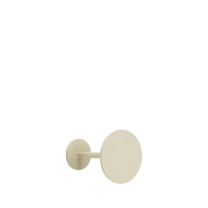 Hübsch coat hook Flare, sand-coloured, iron, Ø 5 cm - Image 1