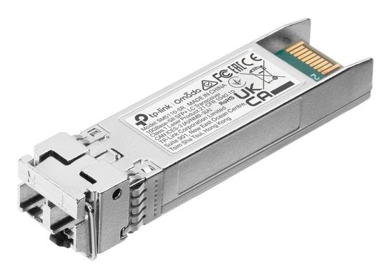 TP-Link Omada 10Gbase-SR SFP+ LC Transceiver SPEC: 850nm Multi-mode LC Duplex Connector Up to 300m Distance