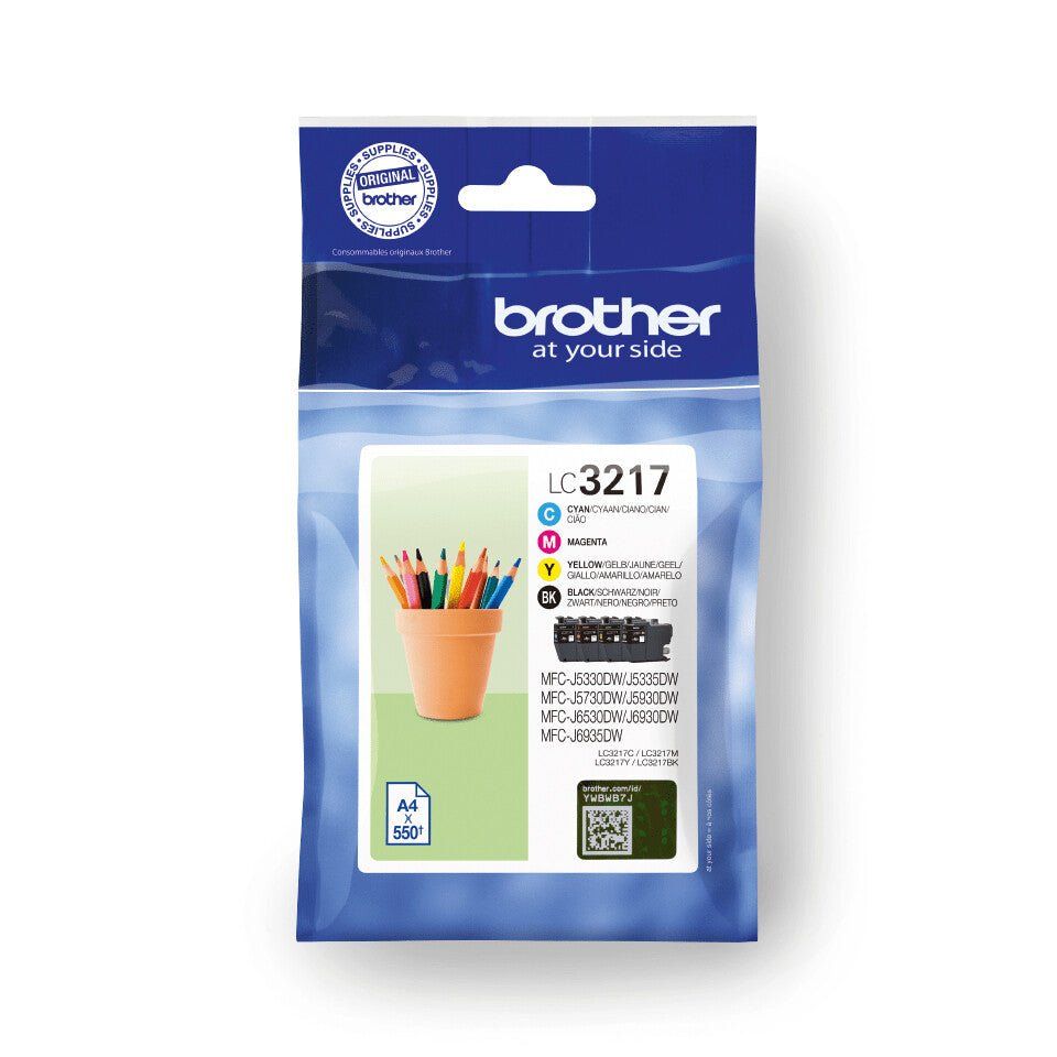 Brother LC3217VAL ink cartridge 4 pc(s) Original Black Cyan Magenta Yellow - Image 1