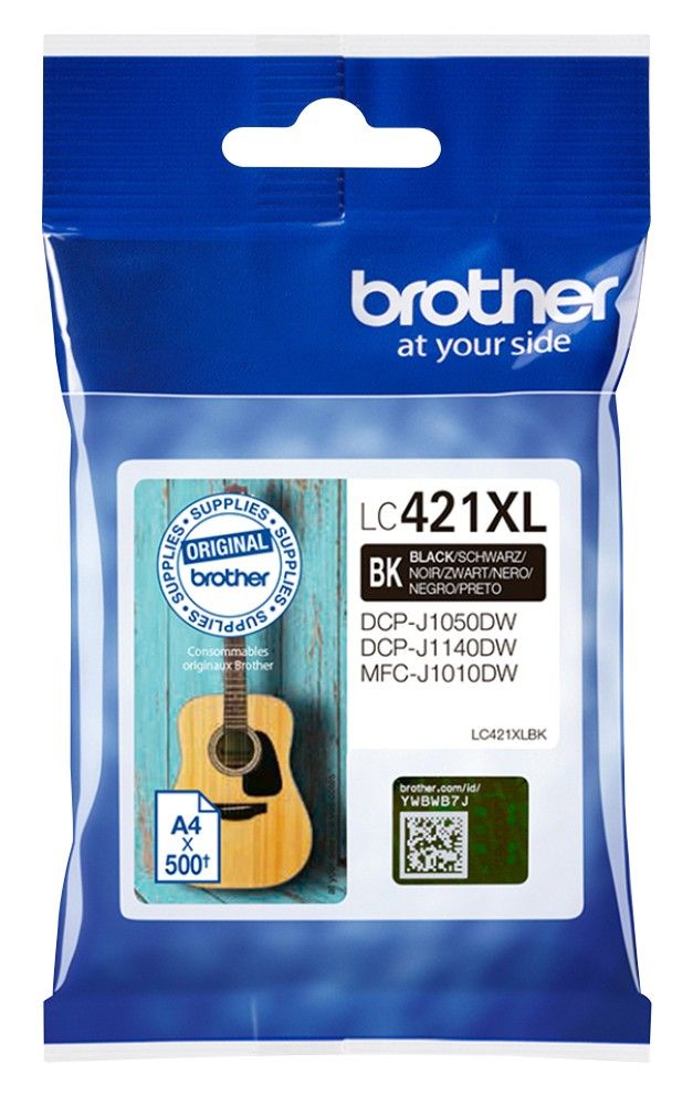 Brother LC-421XLBK ink cartridge 1 pc(s) Original High (XL) Yield Black - Image 1