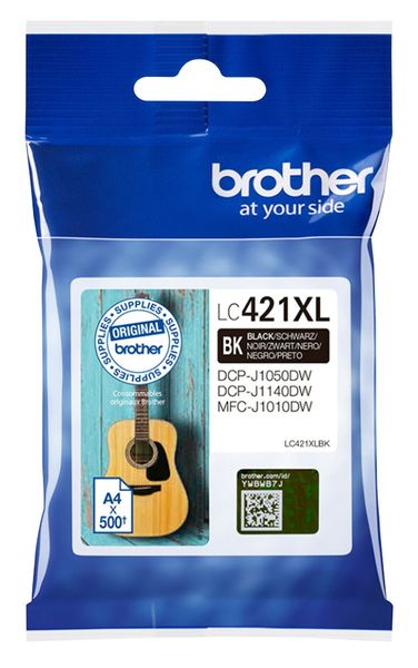 Brother LC-421XLBK ink cartridge 1 pc(s) Original High (XL) Yield Black