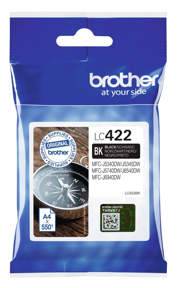 Brother LC422BK ink cartridge 1 pc(s) Original Black - Image 1