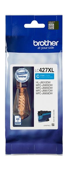Brother LC-427XLC ink cartridge 1 pc(s) Original High (XL) Yield Cyan