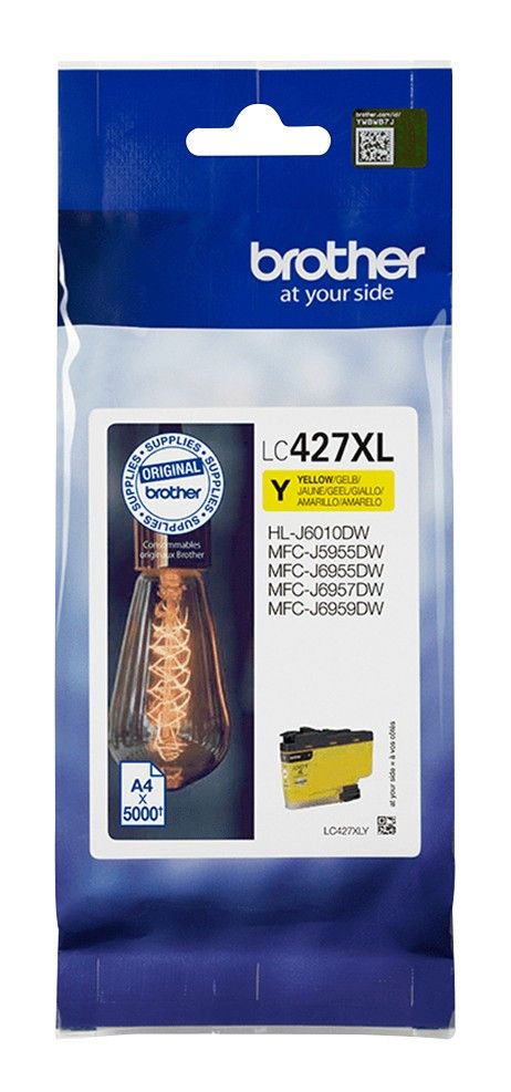 Brother LC-427XLY ink cartridge 1 pc(s) Original High (XL) Yield Yellow - Image 1
