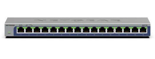 NETGEAR GS116 Unmanaged L2 Gigabit Ethernet (10/100/1000) Black - Thumbnail 2