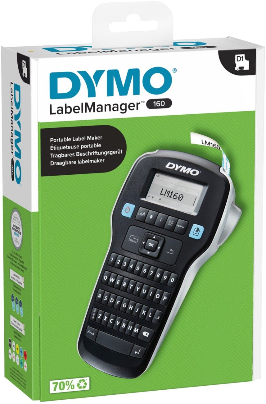 DYMO LabelManager 160 QWERTY label printer - Image 1